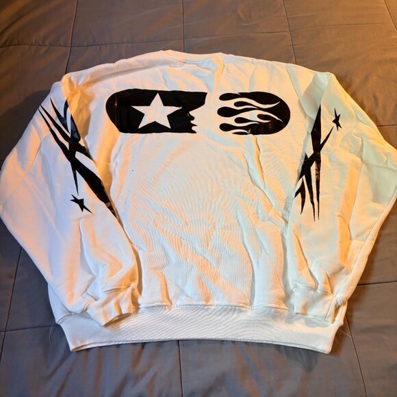White Hellstar Logo Crewneck - Picture 3 of 5